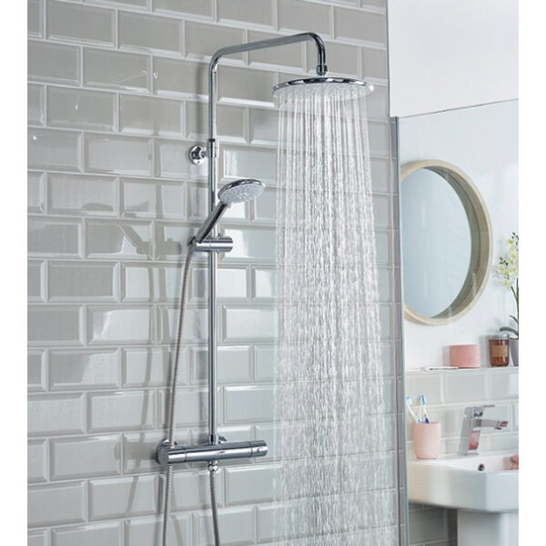 Bristan Buzz Adjustable Rigid Riser Diverter Bar Shower - Image 4