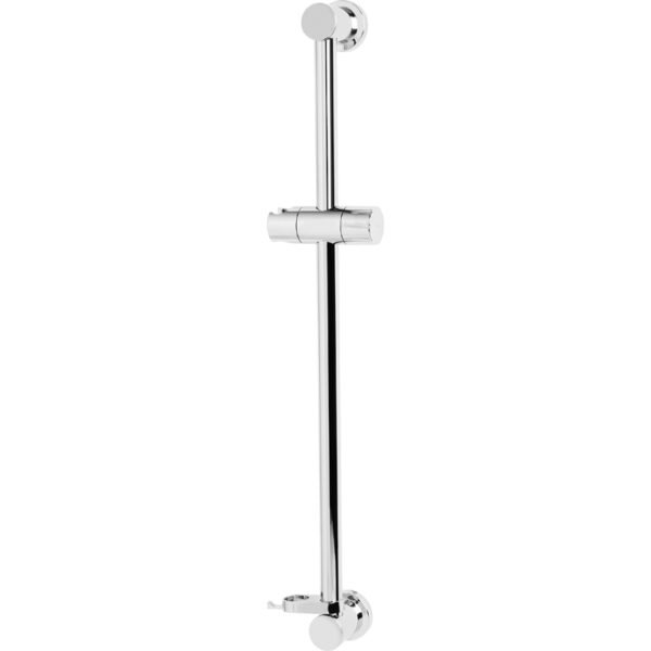 Bristan Casino Riser Rail With Fixed Position Brackets - Chrome