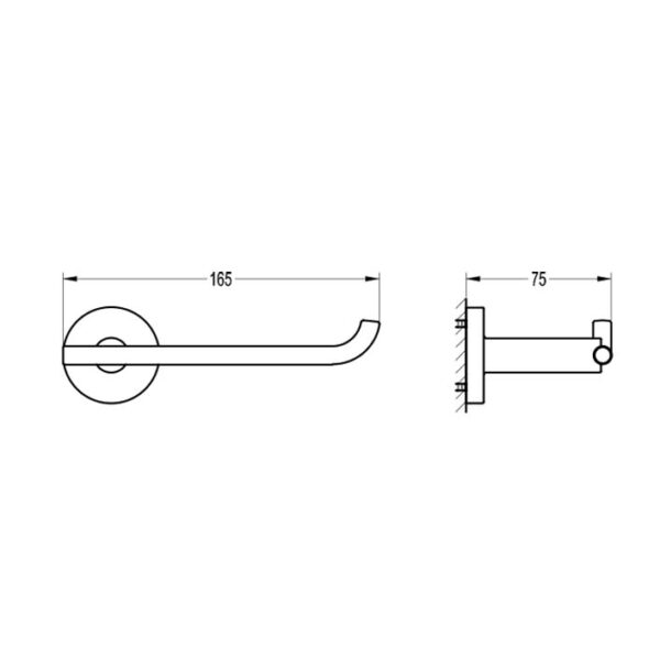 Flova Coco Toilet Roll Holder - Image 2