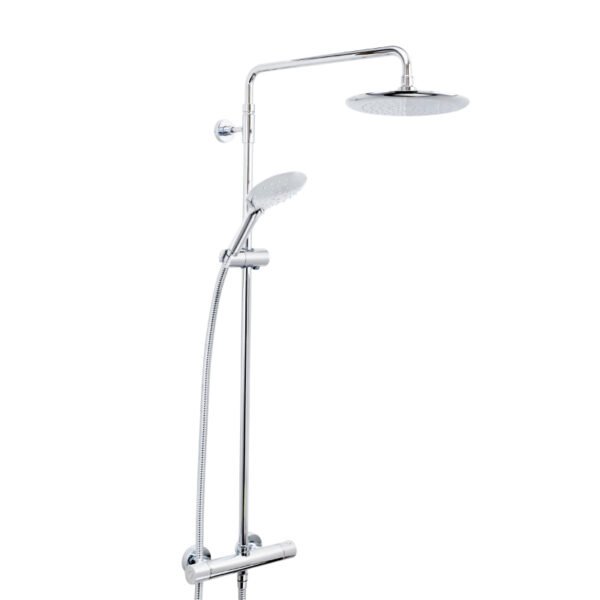 Bristan Carre Thermostatic Bar Shower With Rigid Riser - Chrome