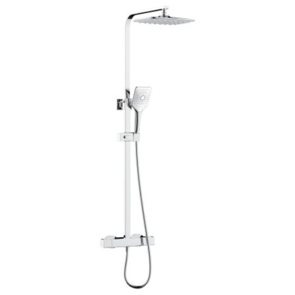 Bristan Craze Adjustable Rigid Riser Diverter Bar Shower - Chrome