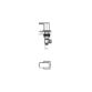 Flova Dekka Deck Mounted Cold Shut Off Valve - Diamond Chrome - Image 2