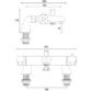Bristan Design Utility Lever Thermostatic Tmv2 Bath Shower Mixer Tap - Chrome - Image 2