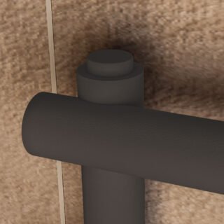 Eastbrook Round Vent Cap Pair For Towel Rails - Image 9