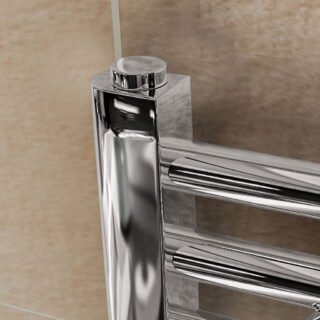 Eastbrook Round Vent Cap Pair For Towel Rails - Image 7