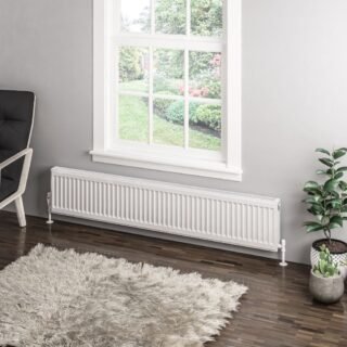 Eastbrook Type 11 Compact Single Panel Radiator - Gloss White - Image 9