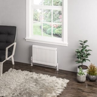Eastbrook Type 11 Compact Single Panel Radiator - Gloss White - Image 13