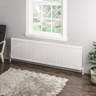 Eastbrook Type 11 Compact Single Panel Radiator - Gloss White - Image 37