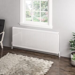 Eastbrook Type 11 Compact Single Panel Radiator - Gloss White - Image 50