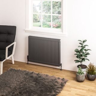 Eastbrook Type 11 Compact Single Panel Radiator - Matt Anthracite - Image 4