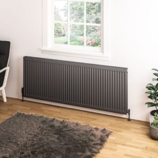 Eastbrook Type 11 Compact Single Panel Radiator - Matt Anthracite - Image 8