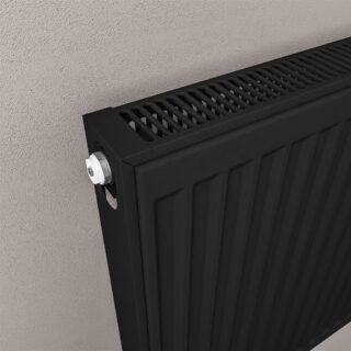 Eastbrook Type 11 Compact Single Panel Radiator - Matt Black - Image 10