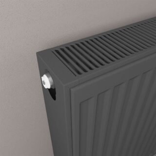 Eastbrook Type 22 Compact Single Panel Radiator - Matt Anthracite - Image 10