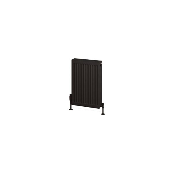 Eastbrook Type 22 Compact Single Panel Radiator - Matt Black - Image 2