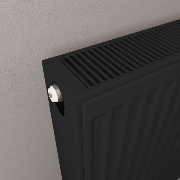 Eastbrook Type 22 Compact Single Panel Radiator - Matt Black - Image 10