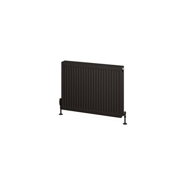 Eastbrook Type 22 Compact Single Panel Radiator - Matt Black - Image 4