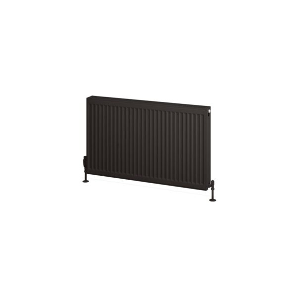 Eastbrook Type 22 Compact Single Panel Radiator - Matt Black - Image 5