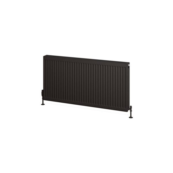 Eastbrook Type 22 Compact Single Panel Radiator - Matt Black - Image 6