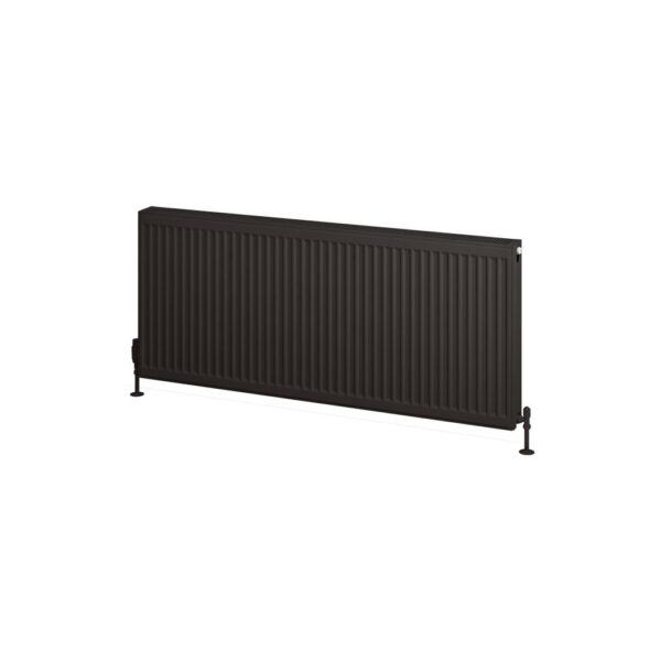 Eastbrook Type 22 Compact Single Panel Radiator - Matt Black - Image 7