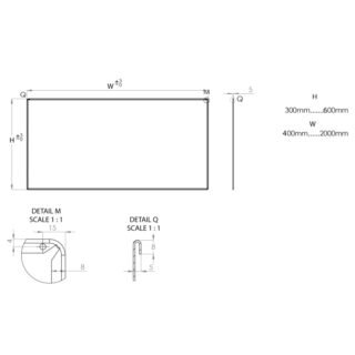 Eastbrook Flat Cover Plate - Matt Anthracite - Image 2