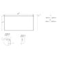 Eastbrook Flat Cover Plate - Gloss White - Image 2