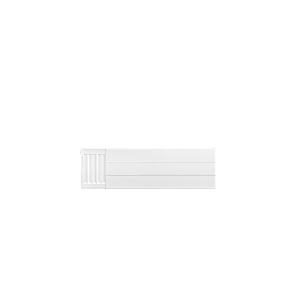 Eastbrook Flat Cover Plate With Lines – Gloss White - 300mm x 1000mm