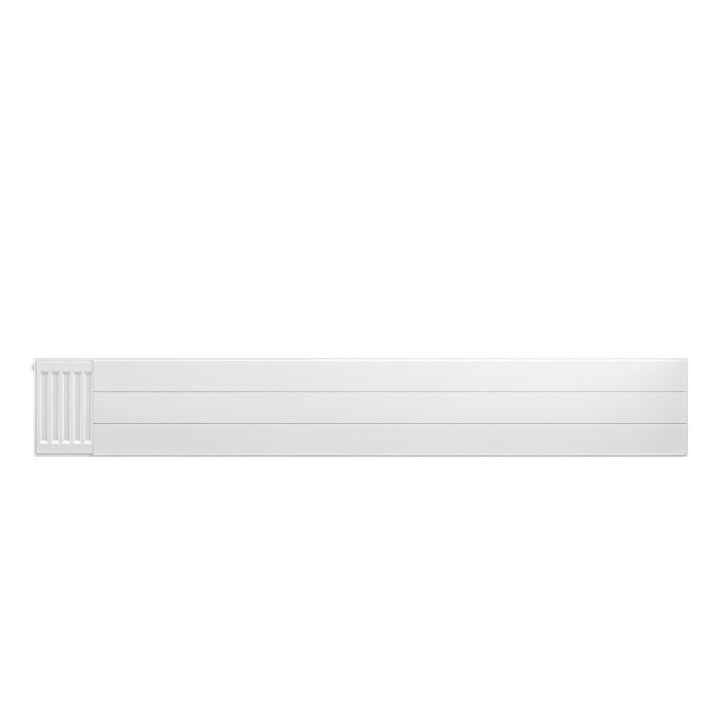 Eastbrook Flat Cover Plate With Lines – Gloss White - 300mm x 2000mm