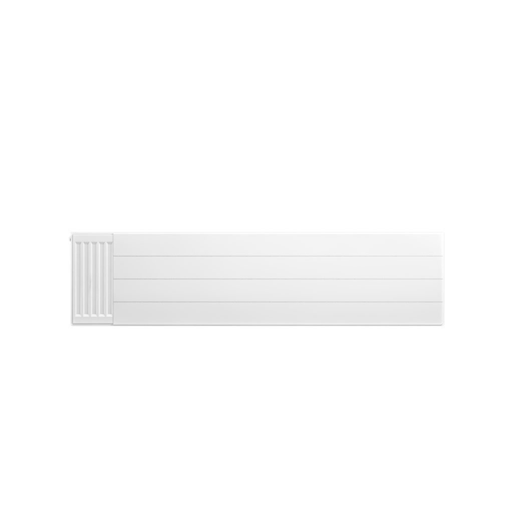 Eastbrook Flat Cover Plate With Lines – Gloss White - 400mm x 1600mm