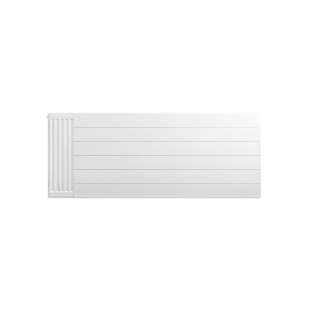 Eastbrook Flat Cover Plate With Lines – Gloss White - 600mm x 1500mm