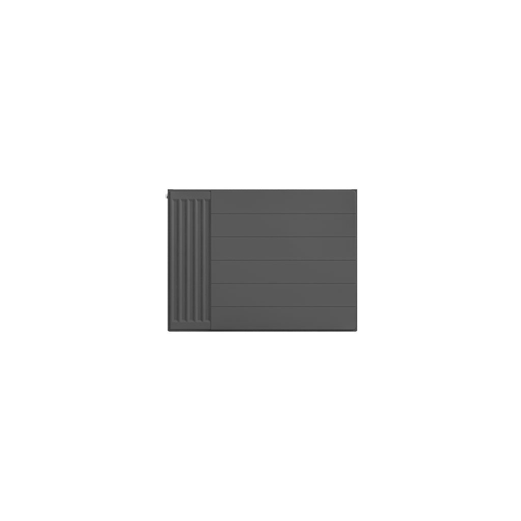 Eastbrook Flat Cover Plate With Lines – Matt Anthracite - 600mm X 800mm