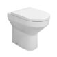 Eastbrook Kenley Comfort Height Back To Wall Toilet With Soft Close Seat - White