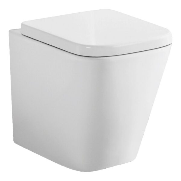 Eastbrook Sudbury Eco Vortex Back To Wall Toilet With Soft Close Seat - White