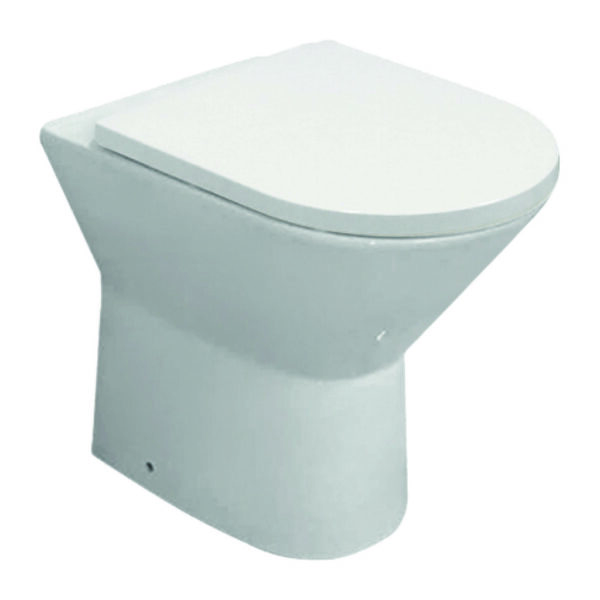 Eastbrook Croxley Eco Vortex Comfort Height Back To Wall Toilet With Soft Close Seat - White