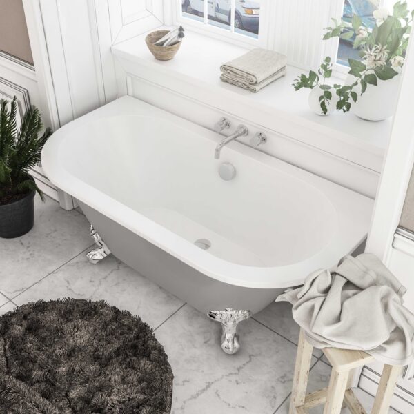 Eastbrook Mortlake Freestanding Bath - 1500mm x 740mm - No TH - Image 2