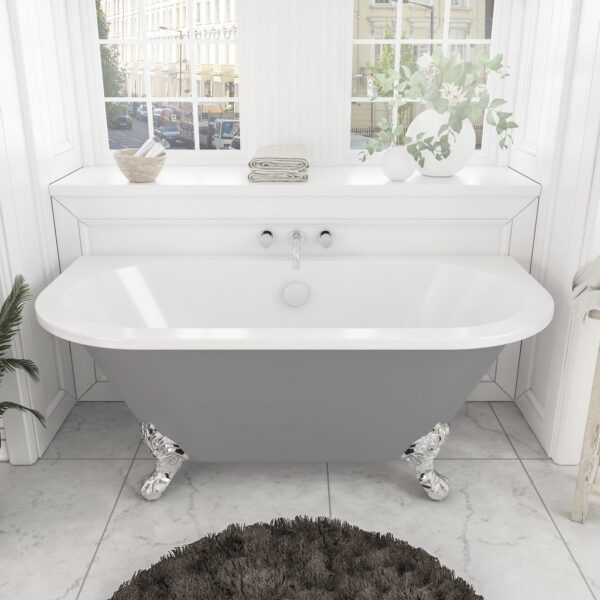 Eastbrook Mortlake Freestanding Bath - 1500mm x 740mm - No TH - Image 3