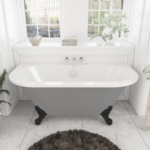 Eastbrook Mortlake Freestanding Bath - 1500mm x 740mm - No TH - Image 4