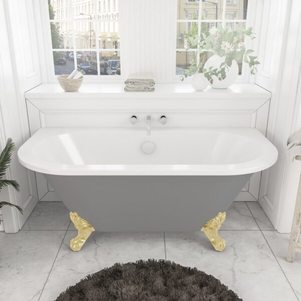 Eastbrook Mortlake Freestanding Bath - 1500mm x 740mm - No TH - Image 6