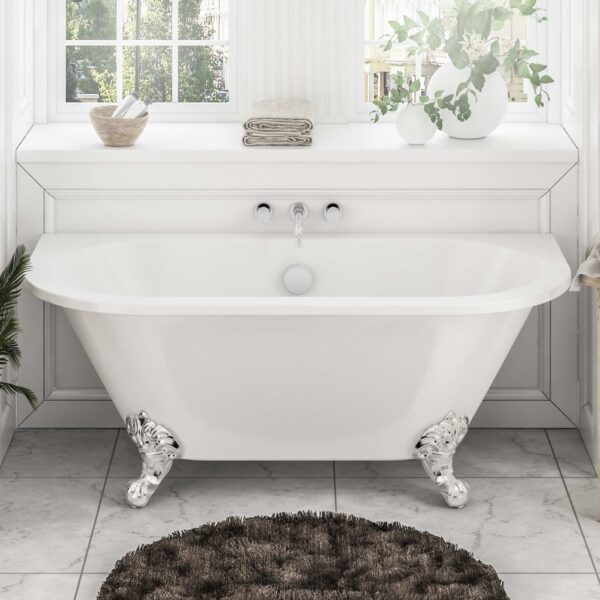 Eastbrook Mortlake Freestanding Bath - 1500mm x 740mm - No TH - Image 7