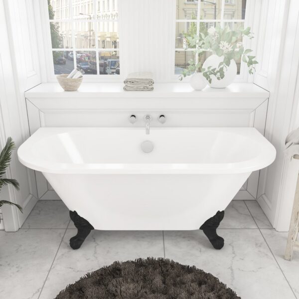 Eastbrook Mortlake Freestanding Bath - 1500mm x 740mm - No TH - Image 9