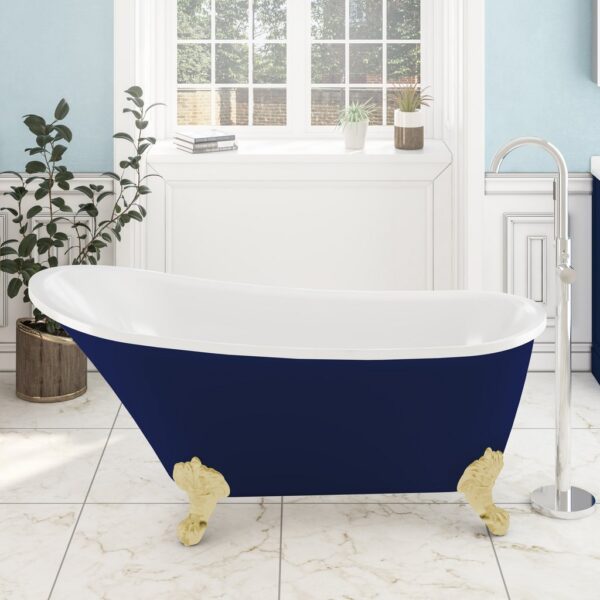 Eastbrook Richmond Freestanding Bath - 1620mm x 690mm - No TH - Image 3