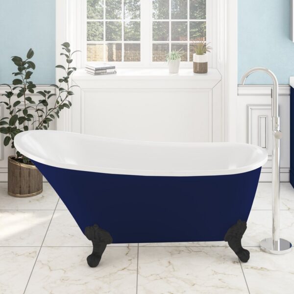 Eastbrook Richmond Freestanding Bath - 1620mm x 690mm - No TH - Image 5