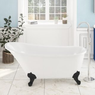 Eastbrook Richmond Freestanding Bath - 1620mm x 690mm - No TH - Image 8