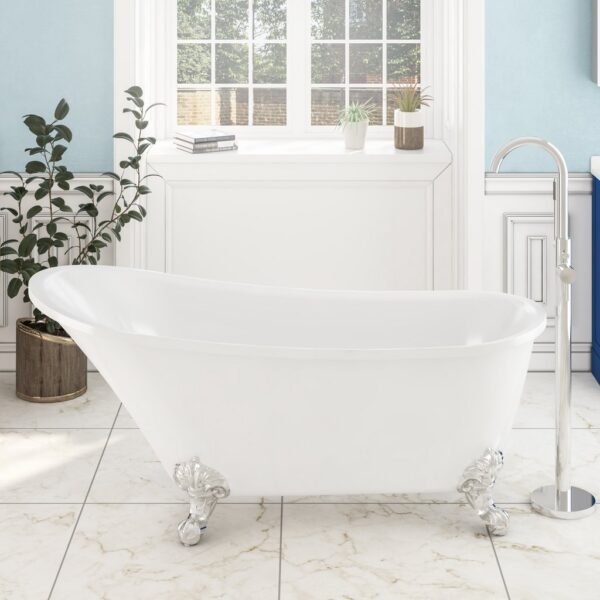 Eastbrook Richmond Freestanding Bath - 1620mm x 690mm - No TH - Image 9