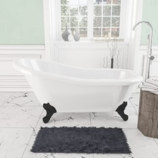 Eastbrook Trowbridge Freestanding Bath - 1560mm x 720mm - No TH - Image 8