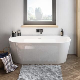 Eastbrook Brockland Freestanding Bath - 1600mm x 750mm - No TH - Image 3