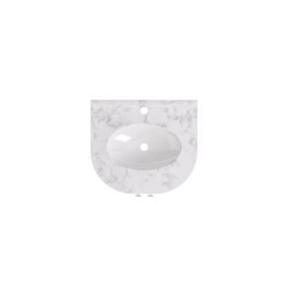 Eastbrook Hardwick 2 Door Floorstanding Vanity Unit With Quartz Basin - 510mm Wide - 1 TH - Image 2