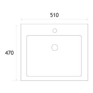 Eastbrook Hardwick 2 Door Wall Hung Vanity Unit With Quartz Basin - 1 TH - Image 5