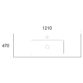 Eastbrook Hardwick 4 Door Wall Hung Vanity Unit With Quartz Basin - 1190mm Wide - 1 TH - Image 3