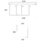 Eastbrook Hardwick 4 Door Wall Hung Vanity Unit With Quartz Basin - 1190mm Wide - 1 TH - Image 2