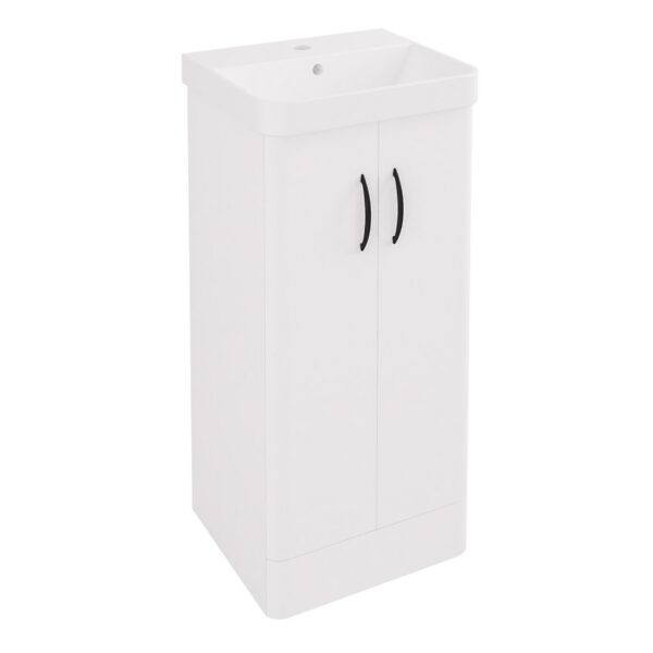 Eastbrook Cavone 2 Door Cloakroom Floorstanding Vanity Unit With Basin - 1 TH